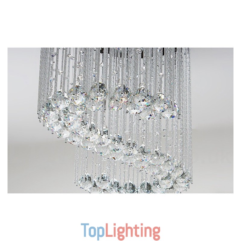 6 Lights Modern Crystal Ceiling Pendant Light Indoor Chandelier Lighting Lamps Fixtures