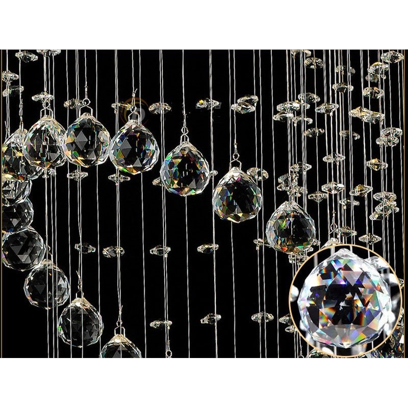 6 Lights Modern Crystal Ceiling Pendant Light Indoor Chandelier Lighting Lamps Fixtures