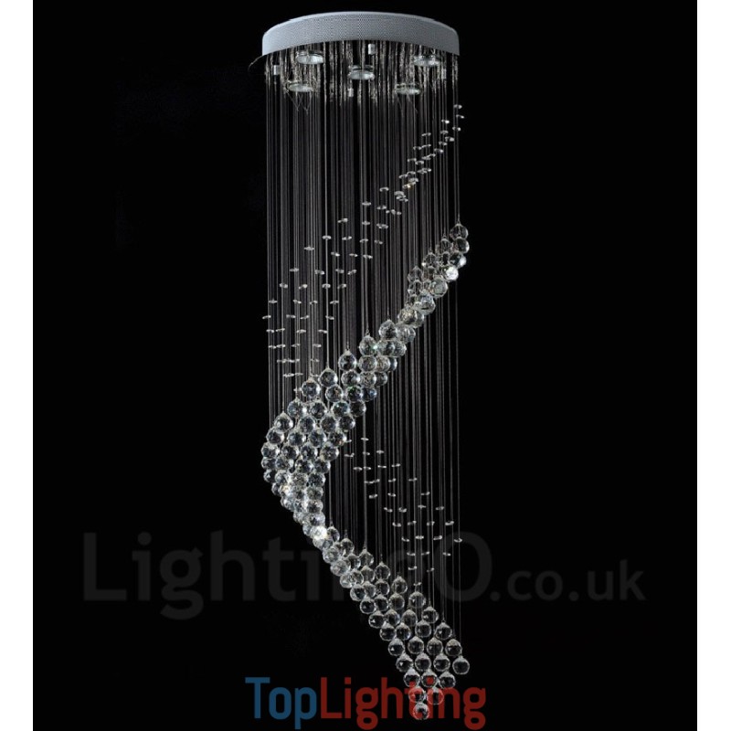 5 Lights Modern Crystal Ceiling Pendant Light Indoor Chandelier Lighting Lamps Fixtures
