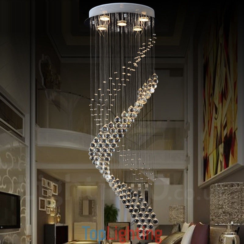 5 Lights Modern Crystal Ceiling Pendant Light Indoor Chandelier Lighting Lamps Fixtures