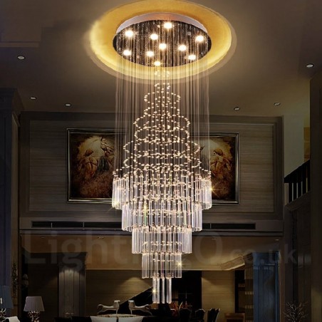 10 Lights Modern Crystal Ceiling Pendant Light Indoor Chandelier Lighting Lamps Fixtures 10 Lights Modern Crystal Ceiling Pendant Light Indoor Chandelier Lighting Lamps Fixtures