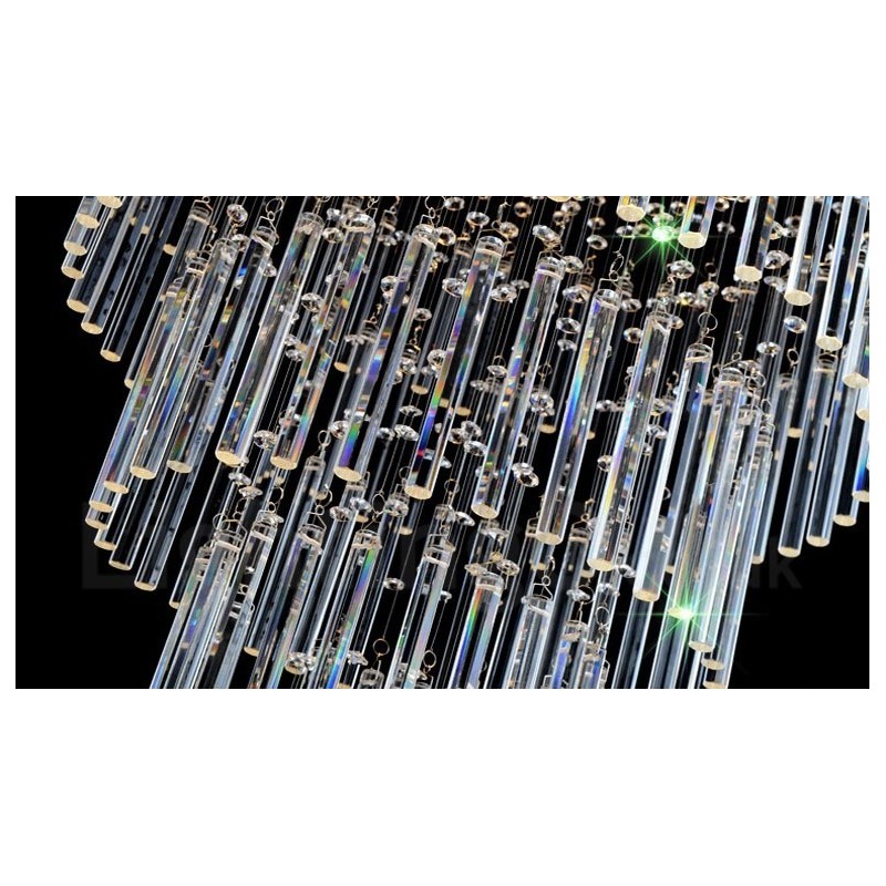 10 Lights Modern Crystal Ceiling Pendant Light Indoor Chandelier Lighting Lamps Fixtures