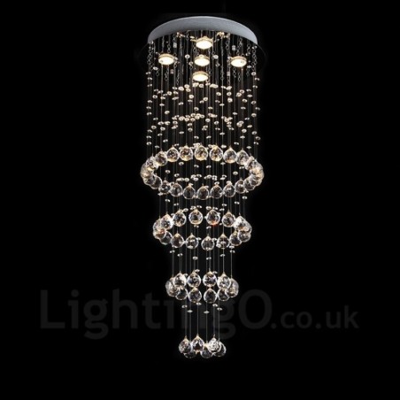 5 Lights Modern Crystal Ceiling Pendant Light Indoor Chandelier Lighting Lamps Fixtures 5 Lights Modern Crystal Ceiling Pendant Light Indoor Chandelier Lighting Lamps Fixtures