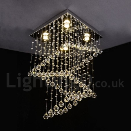 4 Lights Modern Crystal Ceiling Pendant Light Indoor Chandelier Lighting Lamps Fixtures 4 Lights Modern Crystal Ceiling Pendant Light Indoor Chandelier Lighting Lamps Fixtures
