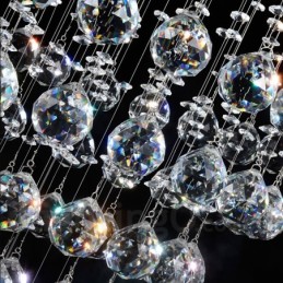 4 Lights Modern Crystal Ceiling Pendant Light Indoor Chandelier Lighting Lamps Fixtures