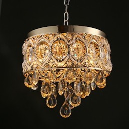 Gold Romantic Champagne Crystal Chandelier