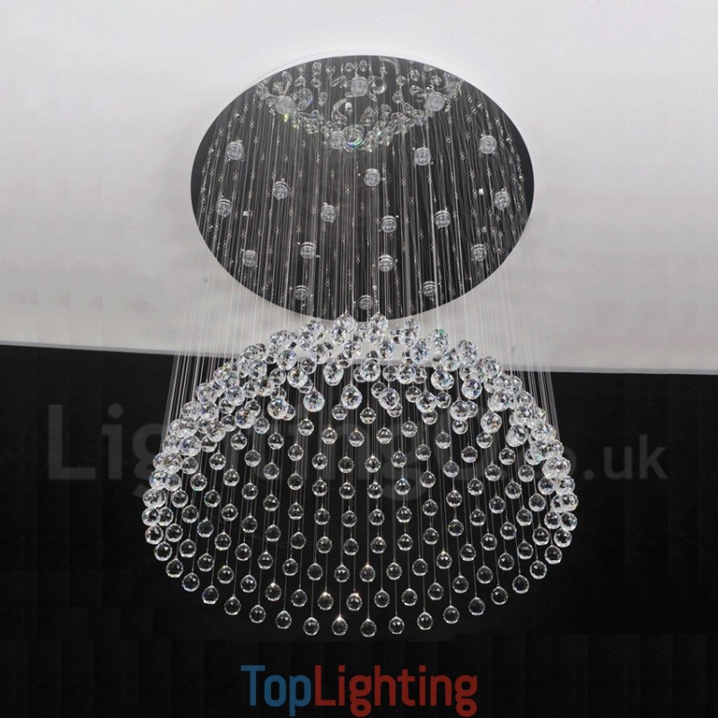 21 Lights Modern K9 Crystal Ceiling Pendant Light Indoor Chandelier Lighting Lamps Fixtures