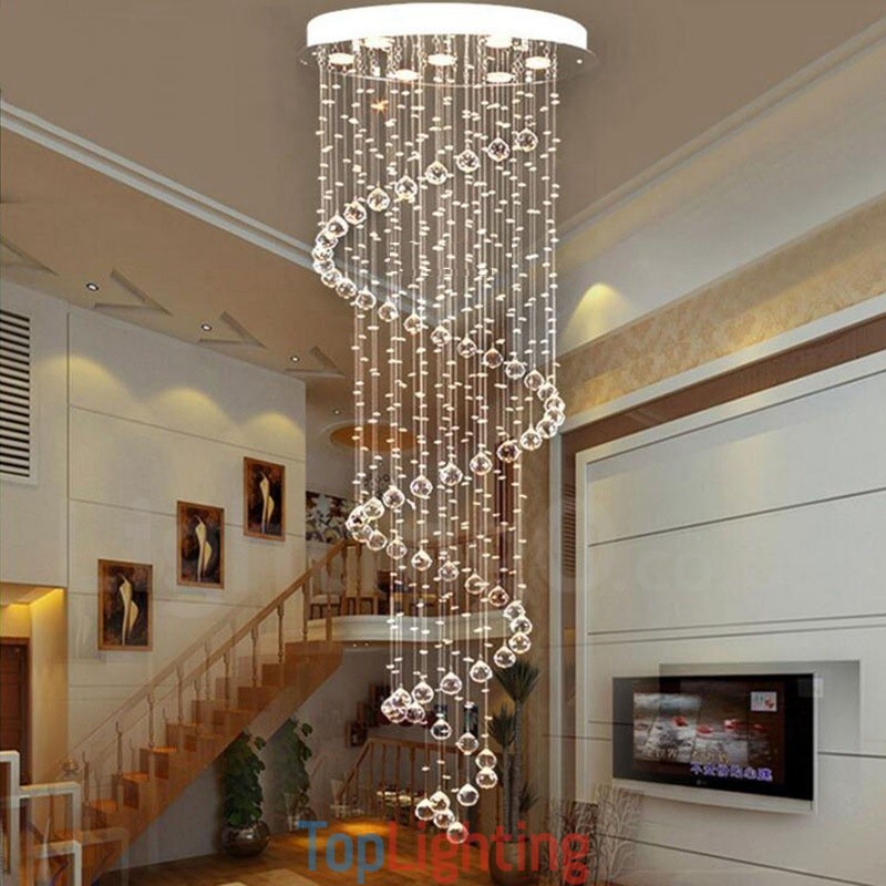 7 Lights Modern K9 Crystal Ceiling Pendant Light Indoor Chandelier Lighting Lamps Fixtures