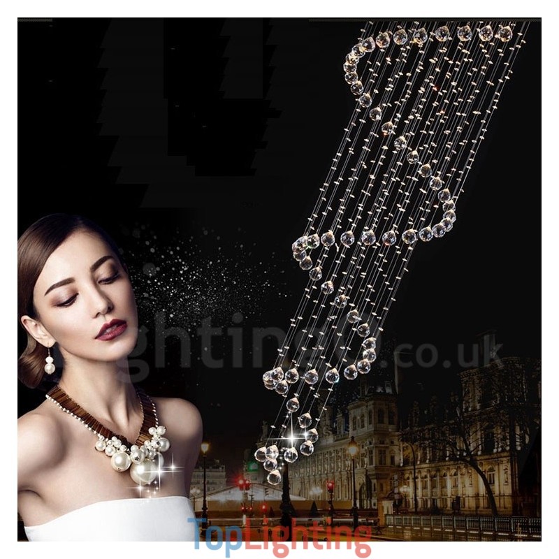 7 Lights Modern K9 Crystal Ceiling Pendant Light Indoor Chandelier Lighting Lamps Fixtures