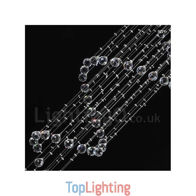 7 Lights Modern K9 Crystal Ceiling Pendant Light Indoor Chandelier Lighting Lamps Fixtures