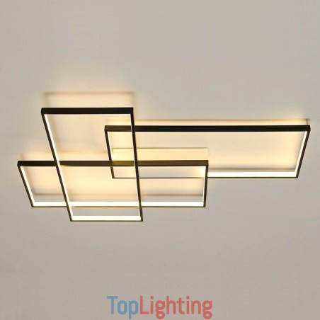 Modern Comtemporary Alumilium Painting Ceiling Light Flush Mount Wall Light with Remoter Dimmer for Living Room Bed Room Modern Comtemporary Alumilium Painting Ceiling Light Flush Mount Wall Light with Remoter Dimmer for Living Room Bed Room