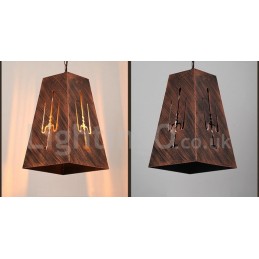 1 Light Retro Vintage Pendant Light Cafe House Pendant Lamp