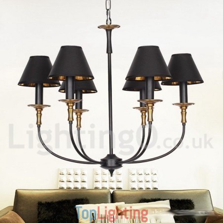 6 Light Rustic Retro Contemporary Candle Style Chandelier 6 Light Rustic Retro Contemporary Candle Style Chandelier