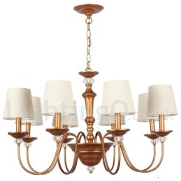 8 Light Retro Candle Style Chandelier