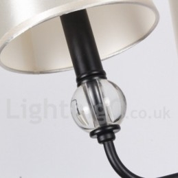 6 Light Rustic Retro Contemporary Candle Style Chandelier