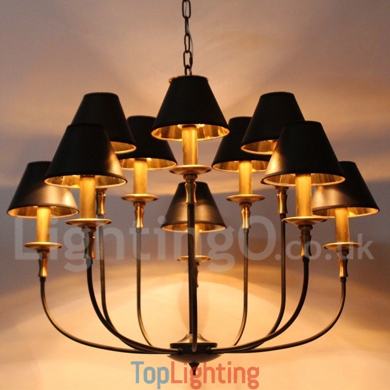 Retro Contemporary Candle Style Chandelier