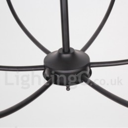 Retro Contemporary Candle Style Chandelier