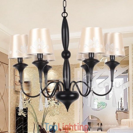 6 Light Mediterranean Style Candle Style Chandelier 6 Light Mediterranean Style Candle Style Chandelier