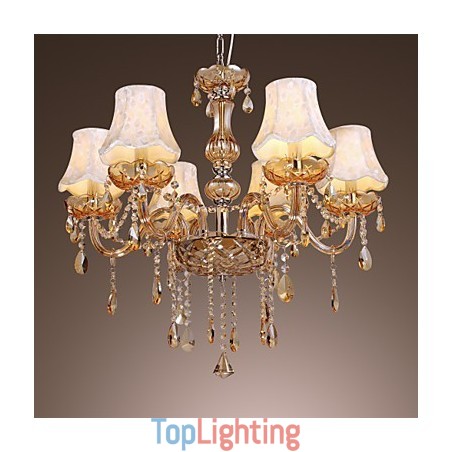 European Style Luxury 6 Light Chandelier With K9 Crystal European Style Luxury 6 Light Chandelier With K9 Crystal