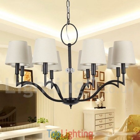 8 Light Modern Contemporary Candle Style Chandelier 8 Light Modern Contemporary Candle Style Chandelier