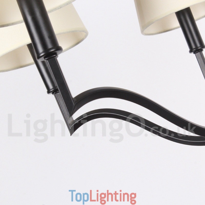 8 Light Modern Contemporary Candle Style Chandelier