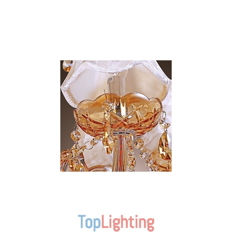 European Style Luxury 6 Light Chandelier With K9 Crystal