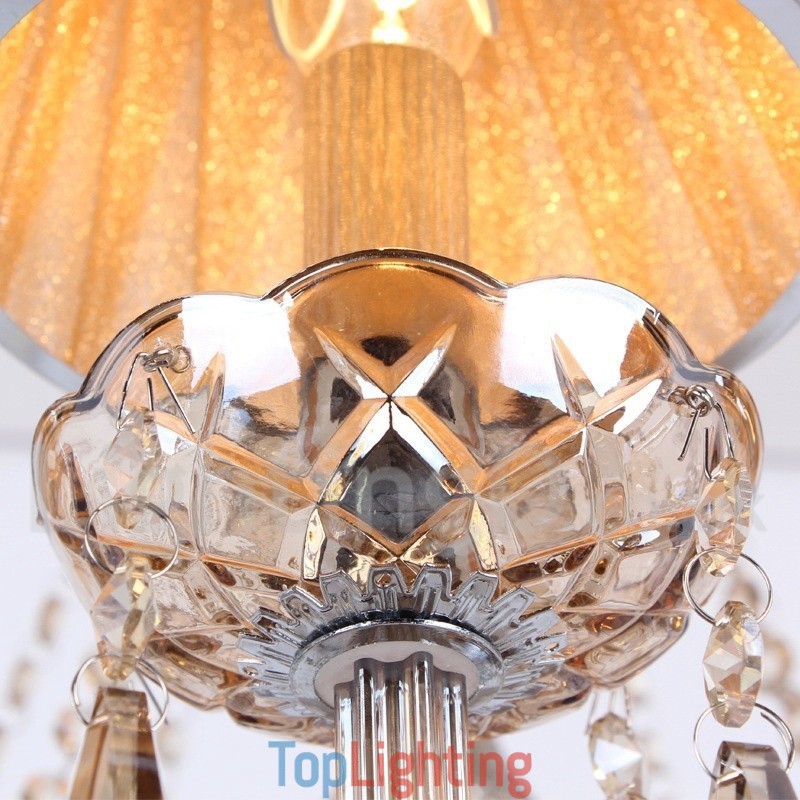 8 Light K9 Crystal Candle Style Chandelier