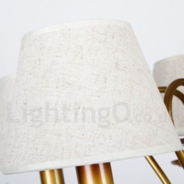 8 Light Modern Contemporary Rustic Retro Candle Style Chandelier
