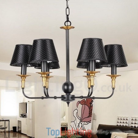 6 Light Retro Rustic Candle Style Chandelier 6 Light Retro Rustic Candle Style Chandelier
