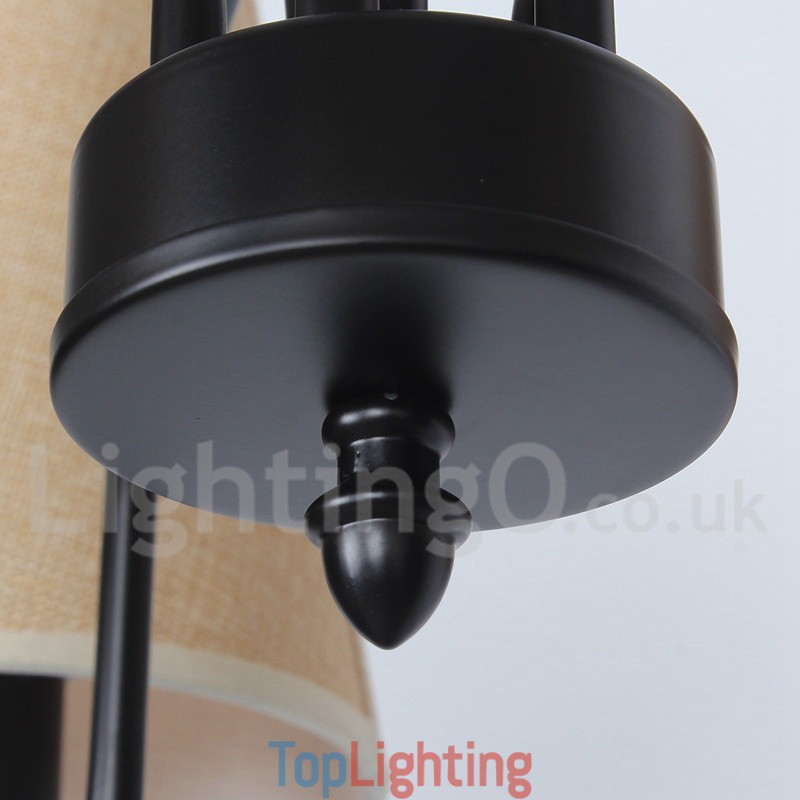 8 Light Contemporary Rustic Mediterranean Style Candle Style Chandelier