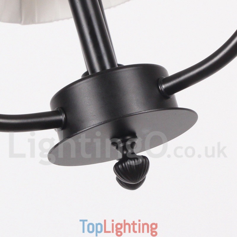 12 Light Retro Rustic Large 2 Tier Candle Style Chandelier