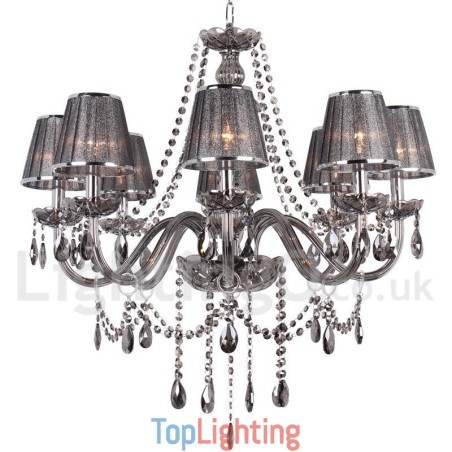 8 Light K9 Crystal Candle Style Chandelier 8 Light K9 Crystal Candle Style Chandelier