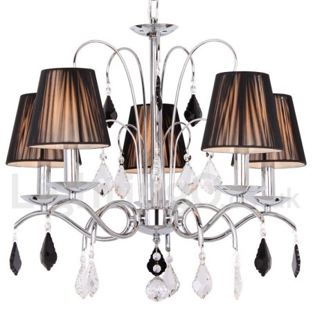 5 Light Contemporary K9 Crystal Candle Style Chandelier 5 Light Contemporary K9 Crystal Candle Style Chandelier