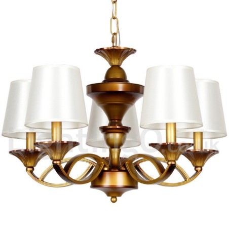 5 Light Retro Candle Style Chandelier 5 Light Retro Candle Style Chandelier