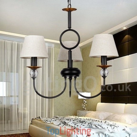 3 Light Rustic Retro Black Mediterranean Style Contemporary Candle Style Chandelier 3 Light Rustic Retro Black Mediterranean Style Contemporary Candle Style Chandelier