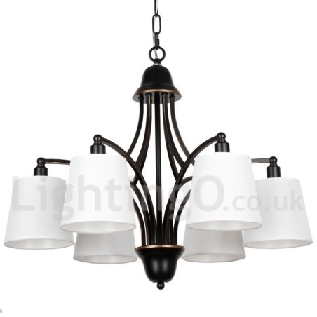 6 Light Rustic Retro Contemporary Candle Style Chandelier 6 Light Rustic Retro Contemporary Candle Style Chandelier