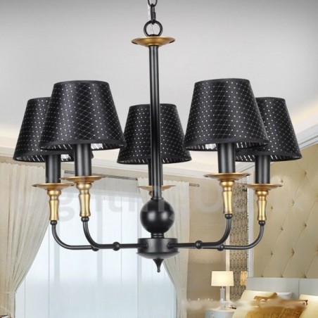 5 Light Retro Rustic Candle Style Chandelier 5 Light Retro Rustic Candle Style Chandelier