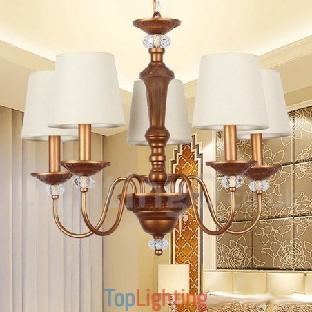 5 Light Rustic Black Retro Candle Style Chandelier 5 Light Rustic Black Retro Candle Style Chandelier
