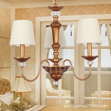 3 Light Retro Candle Style Chandelier 3 Light Retro Candle Style Chandelier