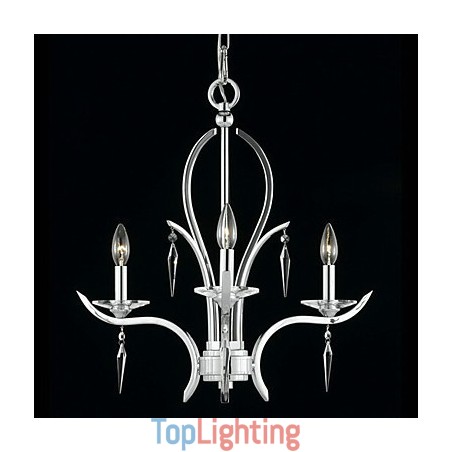 Candle Featured Crystal Chandelier with 3 Lights in Purple Candle Featured Crystal Chandelier with 3 Lights in Purple