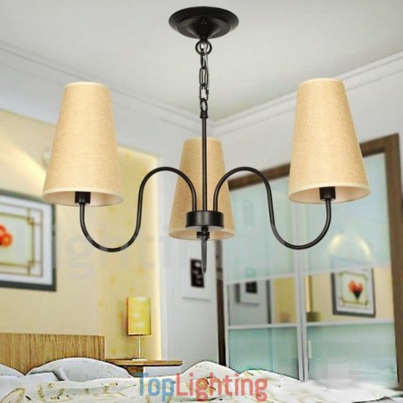 3 Light Retro Mediterranean Style Candle Style Chandelier 3 Light Retro Mediterranean Style Candle Style Chandelier