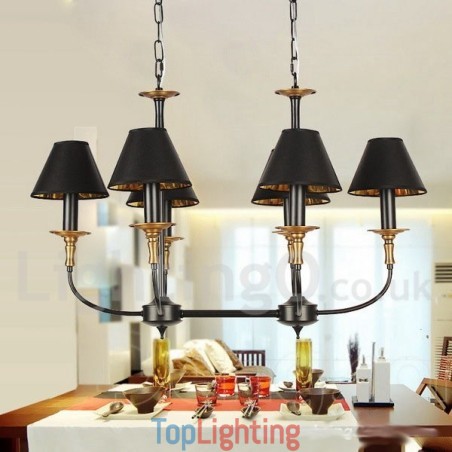 6 Light Retro Contemporary Candle Style Chandelier 6 Light Retro Contemporary Candle Style Chandelier