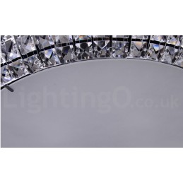 Modern K9 Crystal Ceiling Pendant Light Indoor Chandelier Drum Lighting Lamps Fixtures