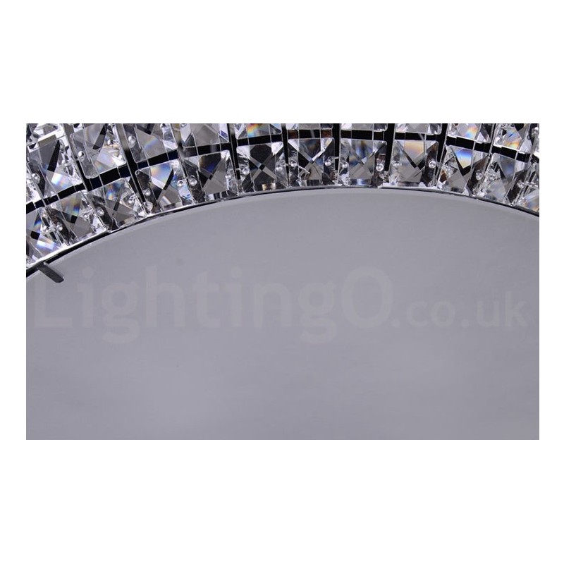 Modern K9 Crystal Ceiling Pendant Light Indoor Chandelier Drum Lighting Lamps Fixtures