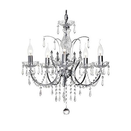 Elegant Crystal Chandelier with 5 Lights Elegant Crystal Chandelier with 5 Lights