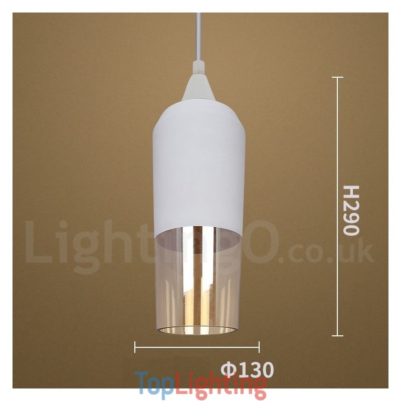 European Retro Lounge Glass Pendant Light