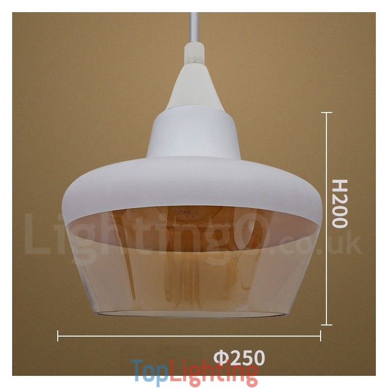 European Retro Lounge Glass Pendant Light