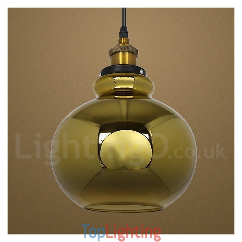 European Glass Pendant Light
