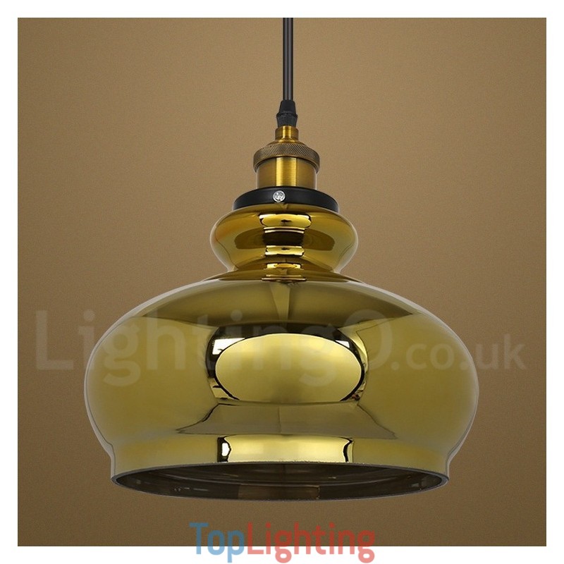 European Glass Pendant Light
