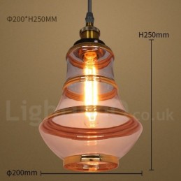 Bar Lounge European Glass Pendant Light
